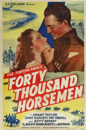  Forty Thousand Horsemen Poster