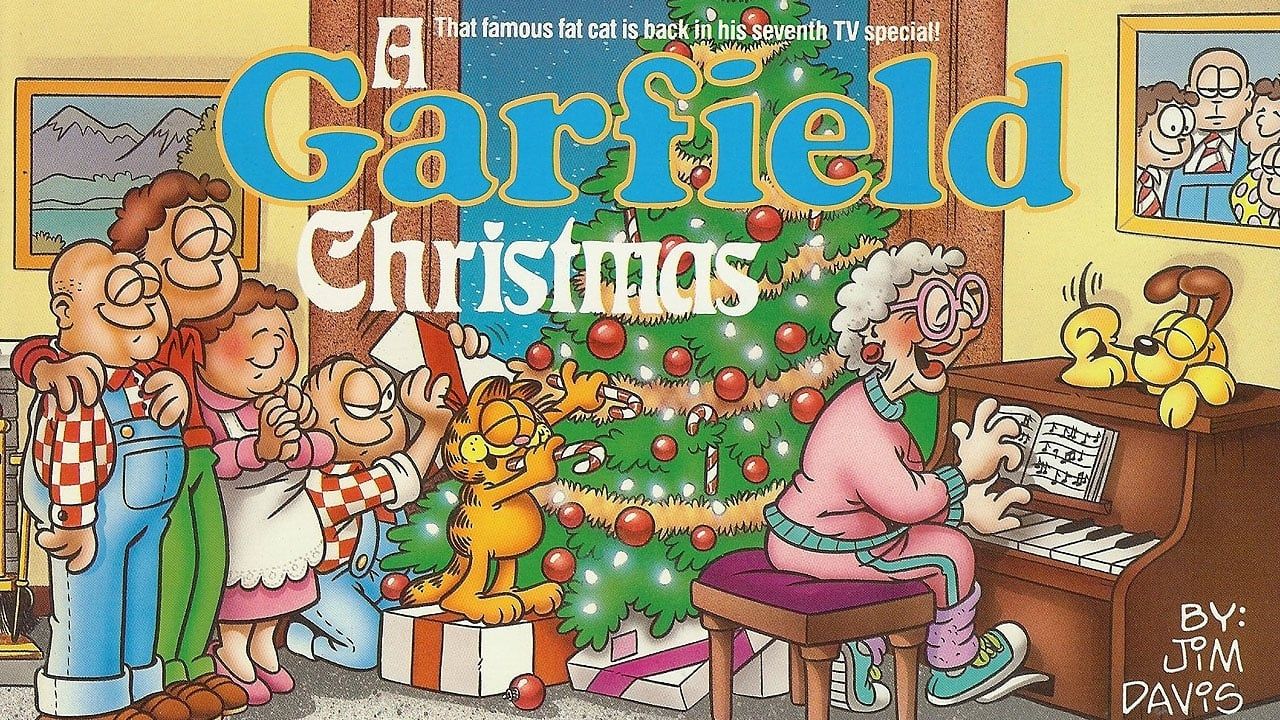 A Garfield Christmas Special Backdrop