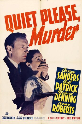  Quiet Please Murder Poster