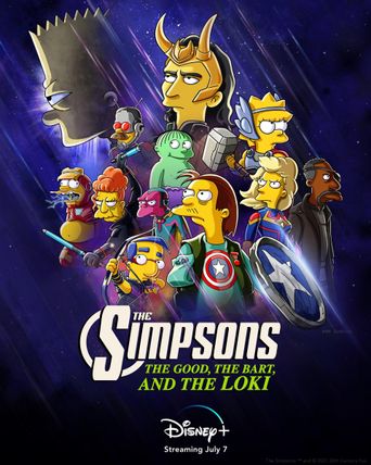  The Simpsons: The Good, the Bart, and the Loki Poster