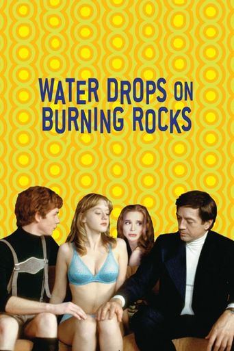  Water Drops on Burning Rocks Poster