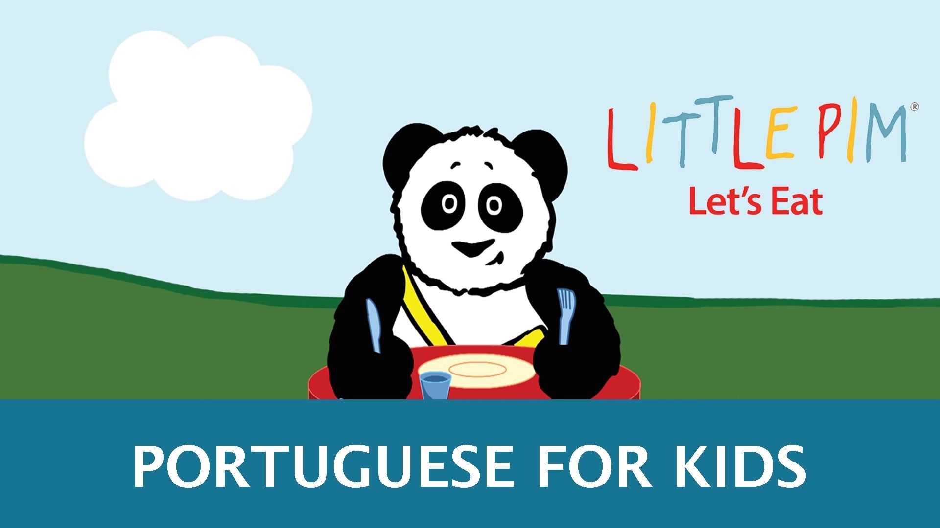 Little Pim: Let's Eat! - German for Kids Backdrop