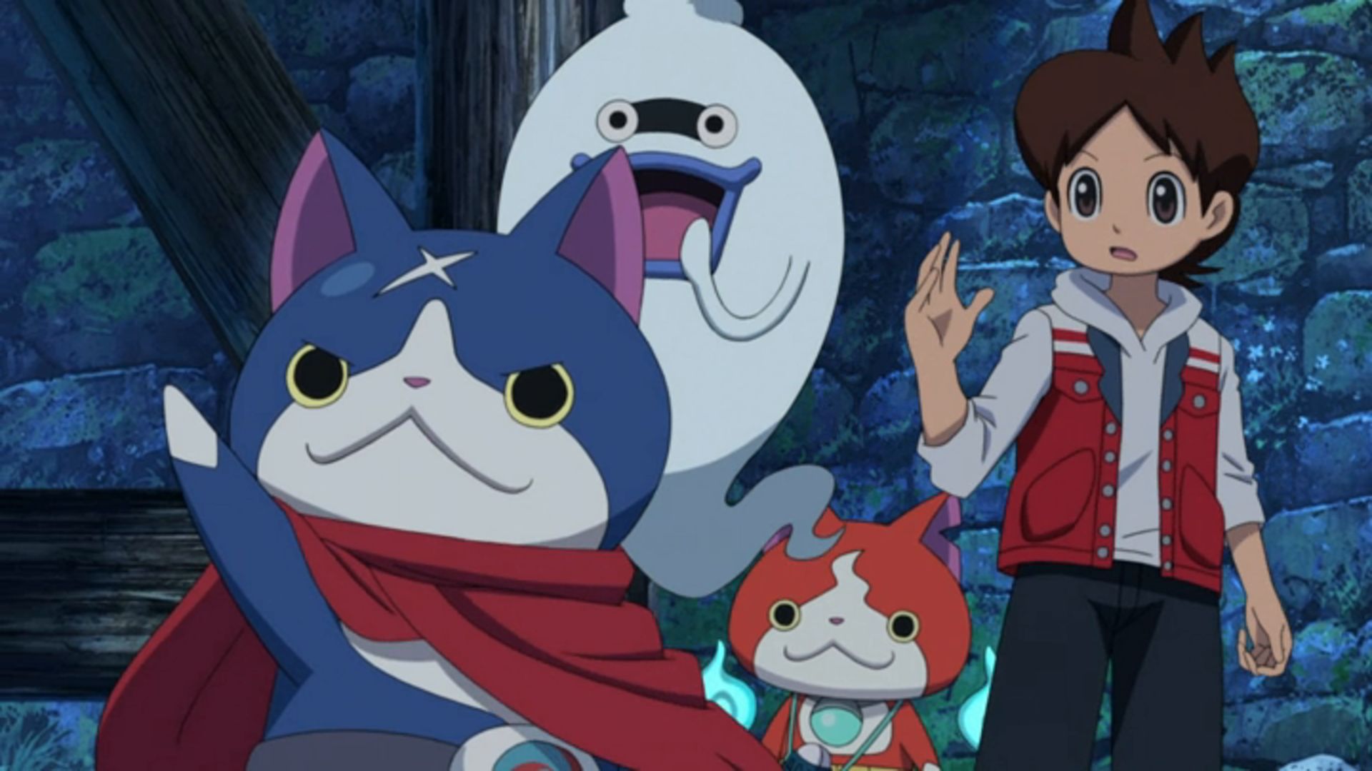 Yo-kai Watch the Movie: It's the Secret of Birth, Meow! Backdrop