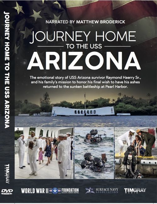 Jouney Home to the USS Arizona narrated by Matthew Broderick Poster