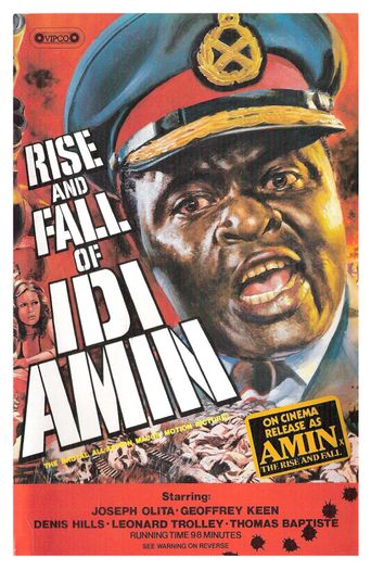  Rise and Fall of Idi Amin Poster