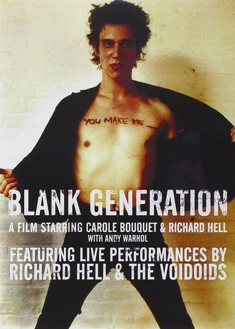  Blank Generation Poster