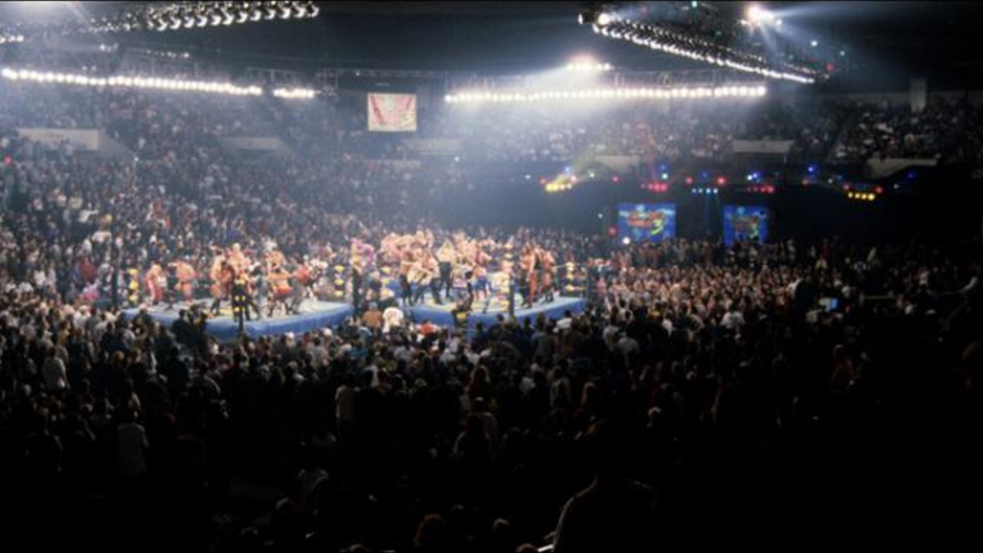 WCW World War 3 1996 Backdrop