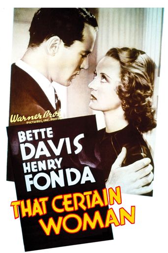  That Certain Woman Poster