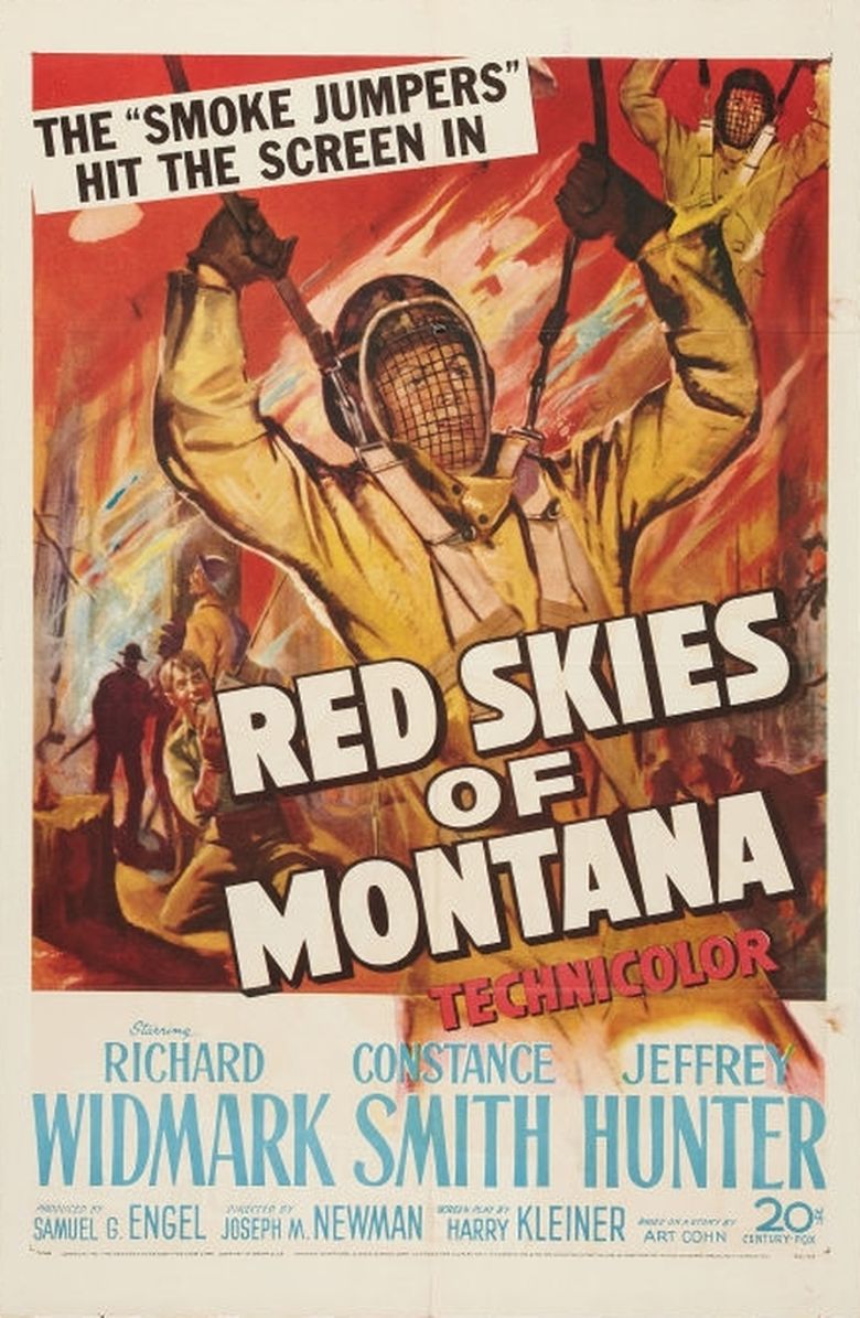 Red Skies of Montana Poster