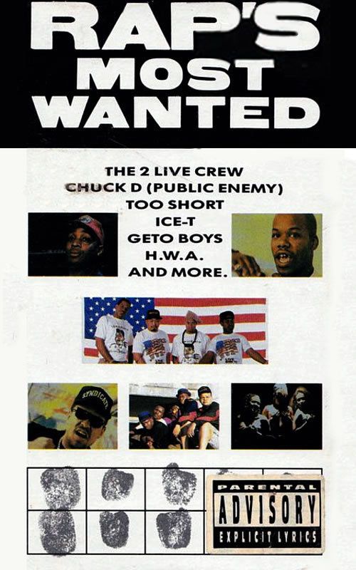 Rap's Most Wanted Poster