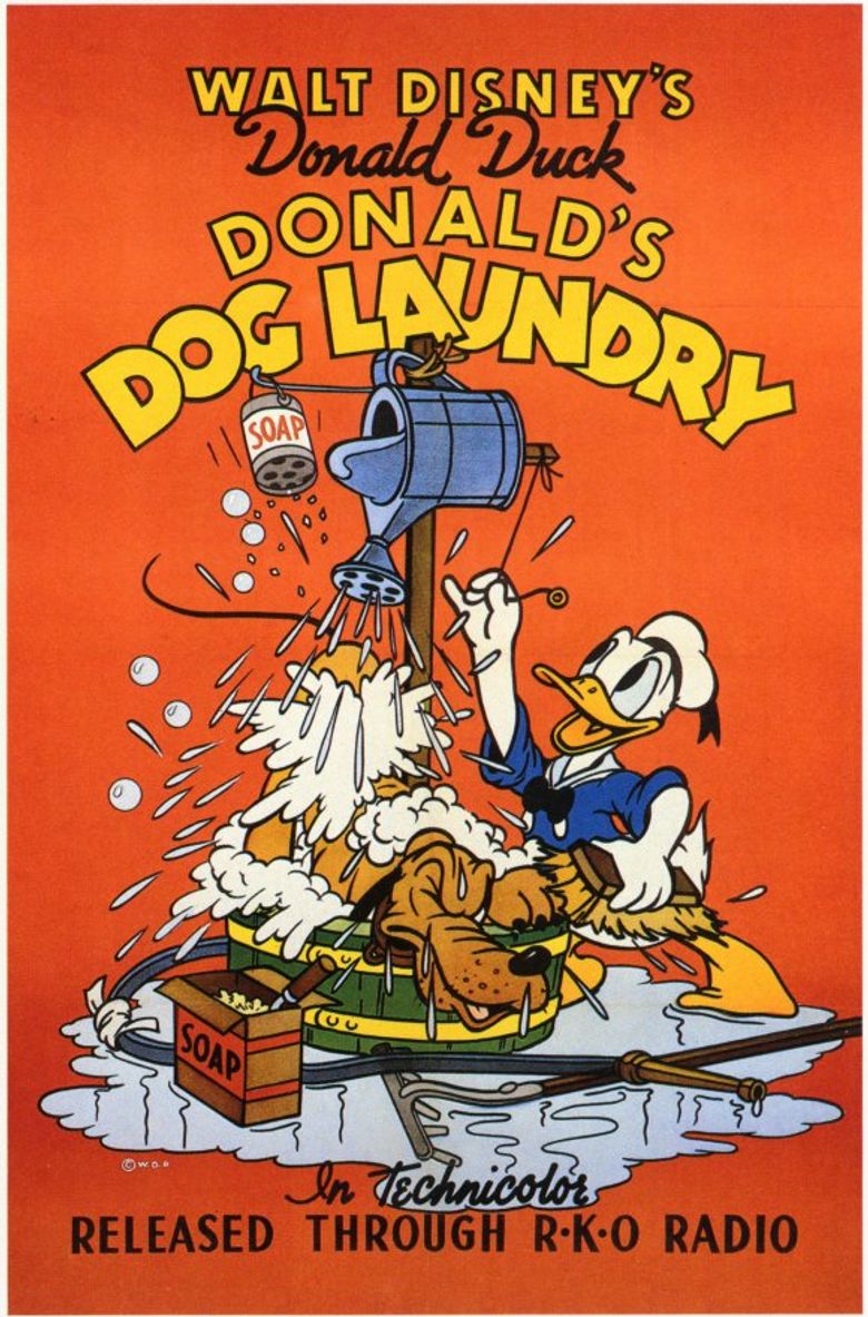 Donald's Dog Laundry Poster