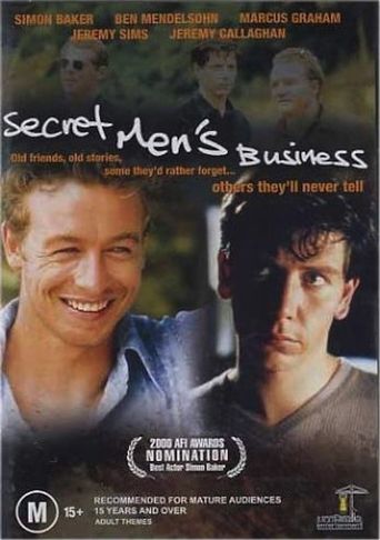  Secret Men's Business Poster