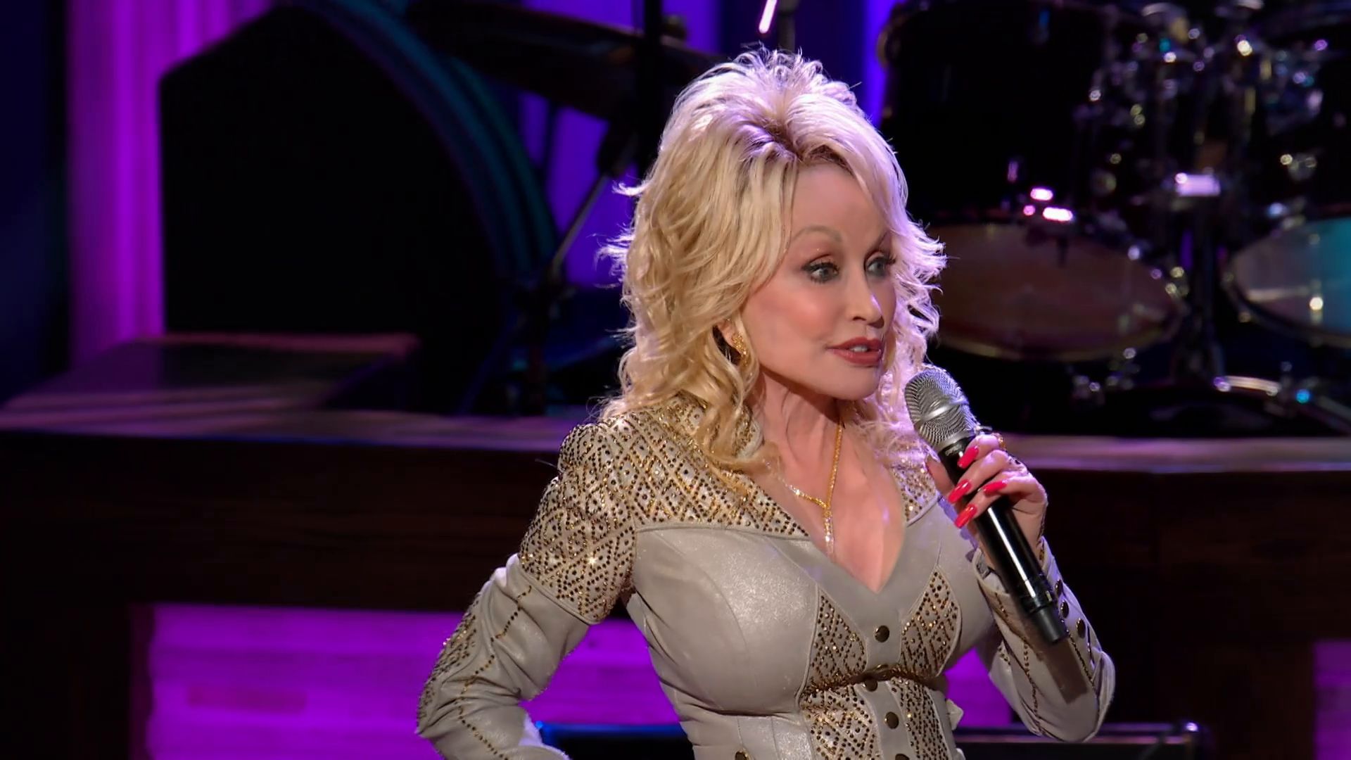 Dolly Parton: 50 Years At The Opry Backdrop