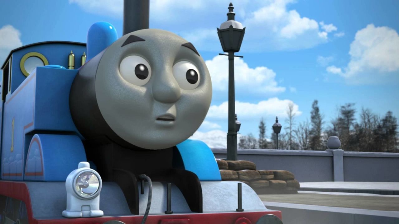 Thomas & Friends: Thomas' Christmas Carol Backdrop