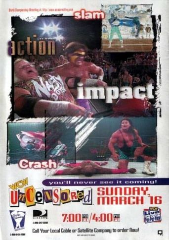  WCW Uncensored 1997 Poster