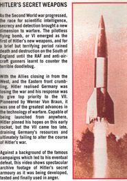  Hitler's Secret Weapons Poster
