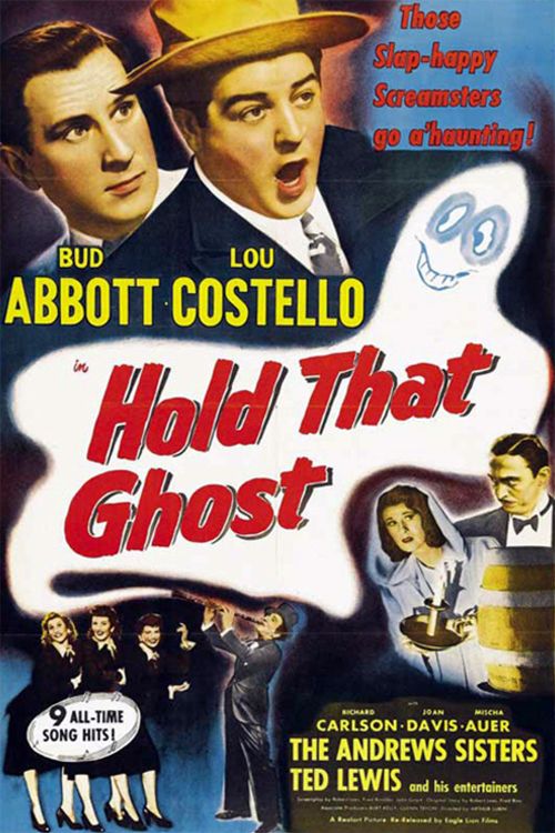 Hold That Ghost Poster