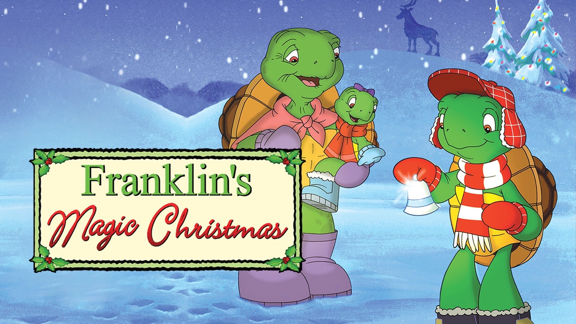 Franklin's Magic Christmas Backdrop