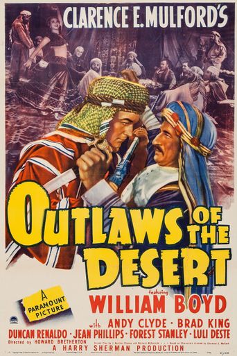  Outlaws of the Desert Poster