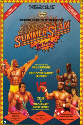  WWE SummerSlam 1989 Poster