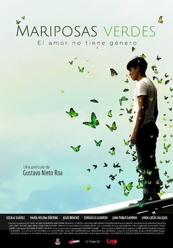  Green Butterflies Poster