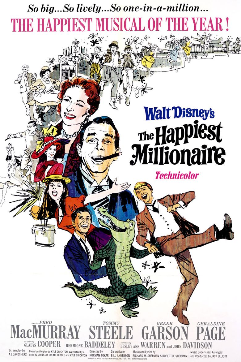 The Happiest Millionaire Poster