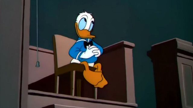 The Trial of Donald Duck Backdrop