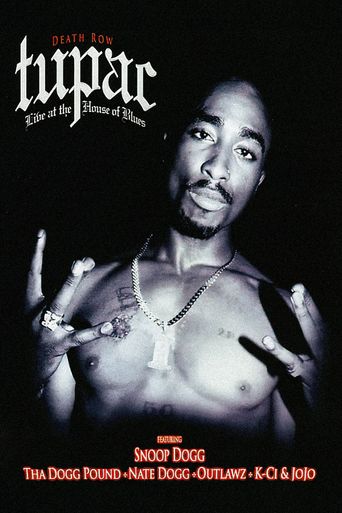  Tupac - Live at the House of Blues Poster