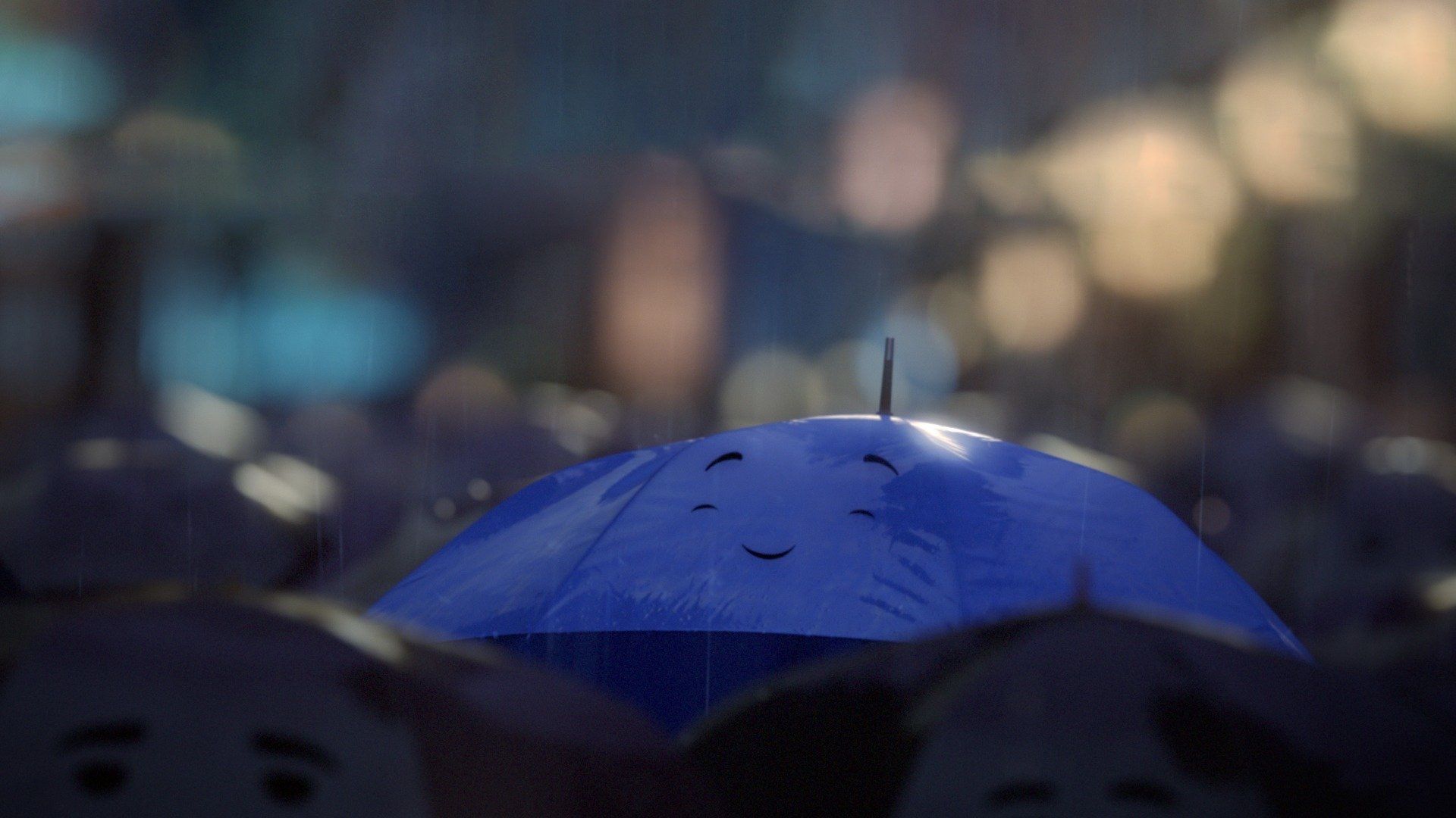 The Blue Umbrella Backdrop