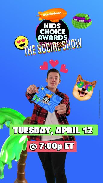  Kids' Choice Awards 2022 - The Social Show Poster