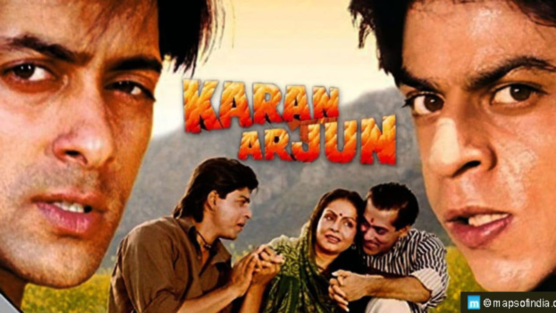 Karan Arjun Backdrop