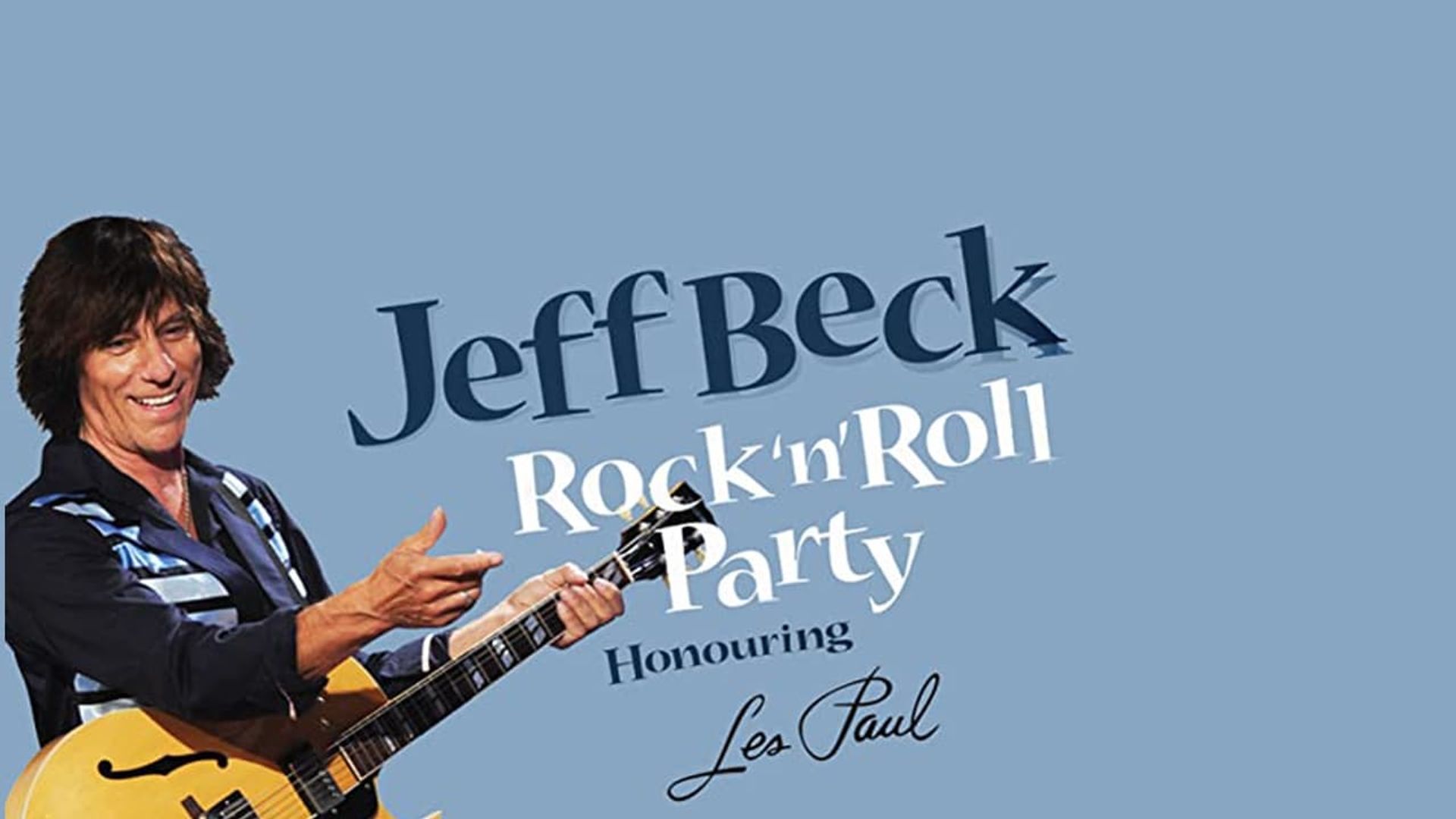 Jeff Beck Honors Les Paul Backdrop