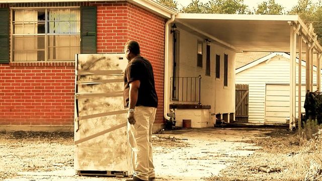 Trapped in Katrina Backdrop