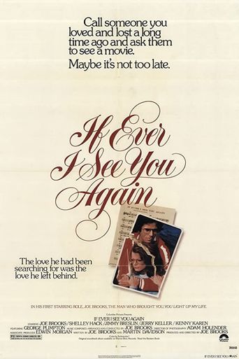  If Ever I See You Again Poster