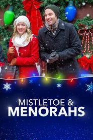  Mistletoe & Menorahs Poster