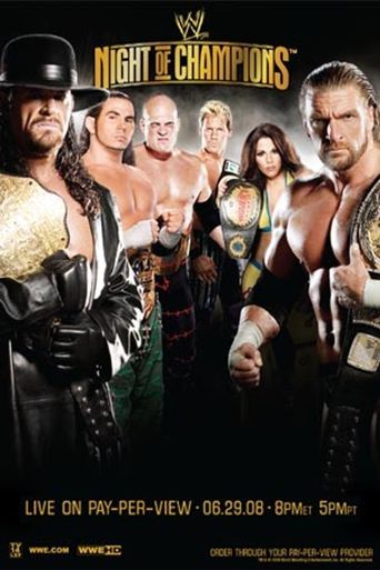  WWE Night of Champions 2008 Poster