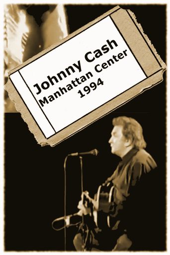  Johnny Cash - Manhattan Center Poster