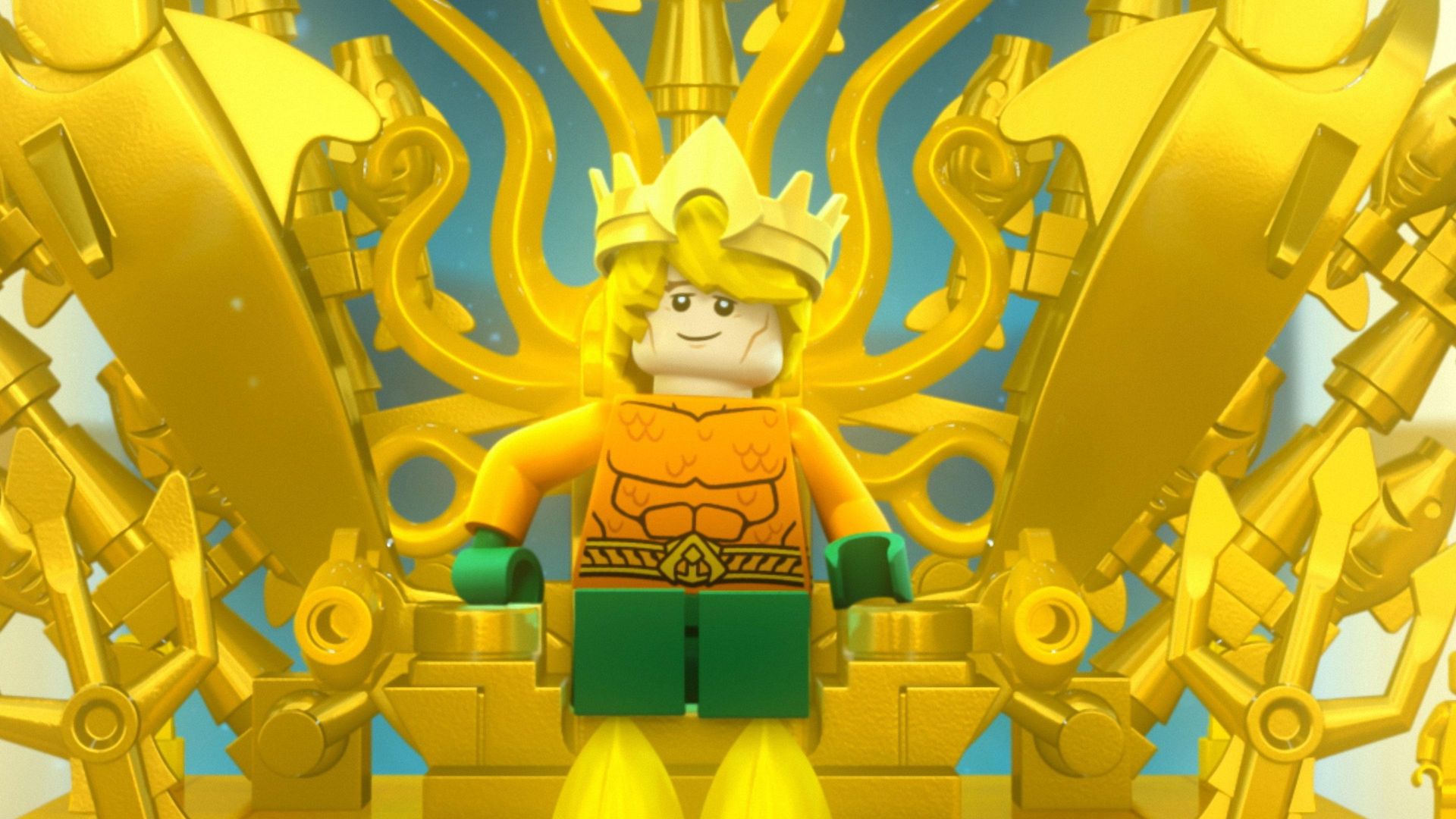 LEGO DC Comics Super Heroes: Aquaman - Rage of Atlantis Backdrop