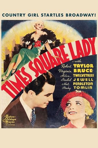  Times Square Lady Poster