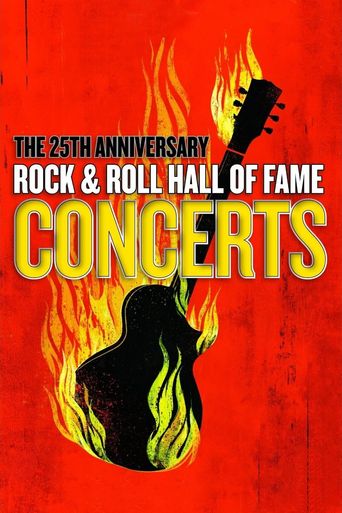  The 25th Anniversary Rock and Roll Hall of Fame Concert Poster