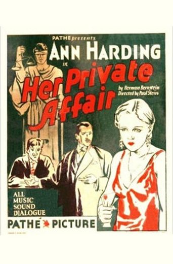  Her Private Affair Poster