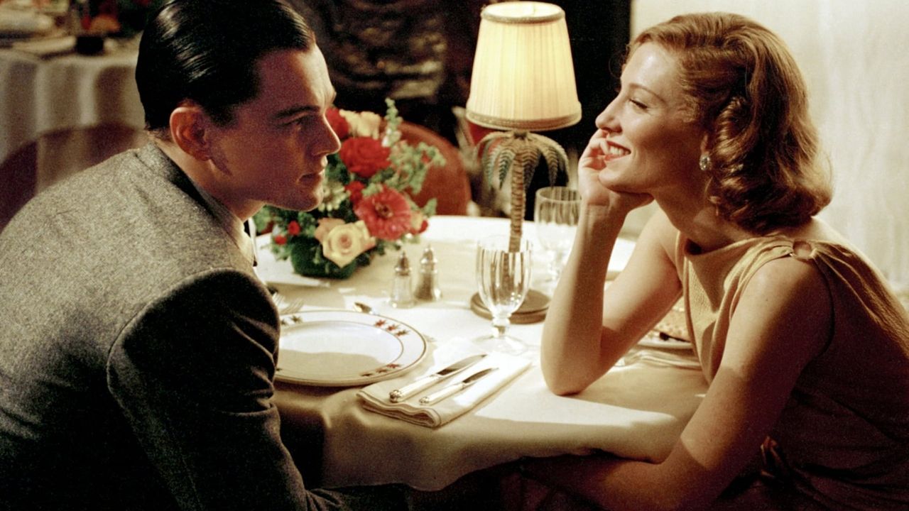 Leonardo DiCaprio and Cate Blanchett in The Aviator