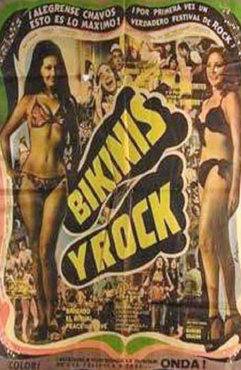  Bikinis y rock Poster