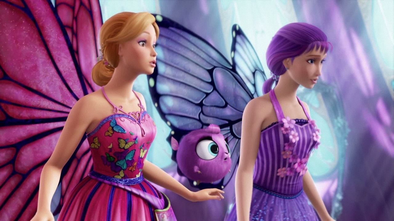 Barbie Mariposa and The Fairy Princess Backdrop