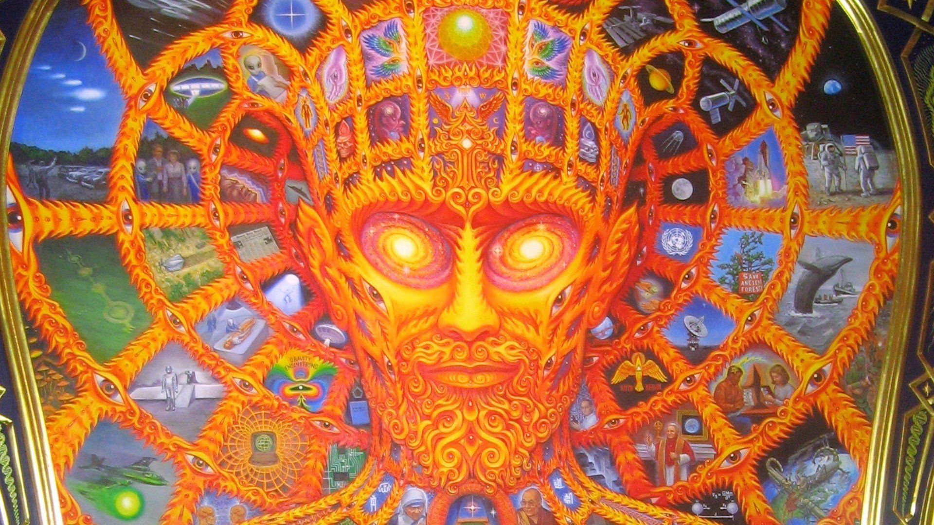Alex Grey & The Chapel of Sacred Mirrors COSM The Movie Backdrop