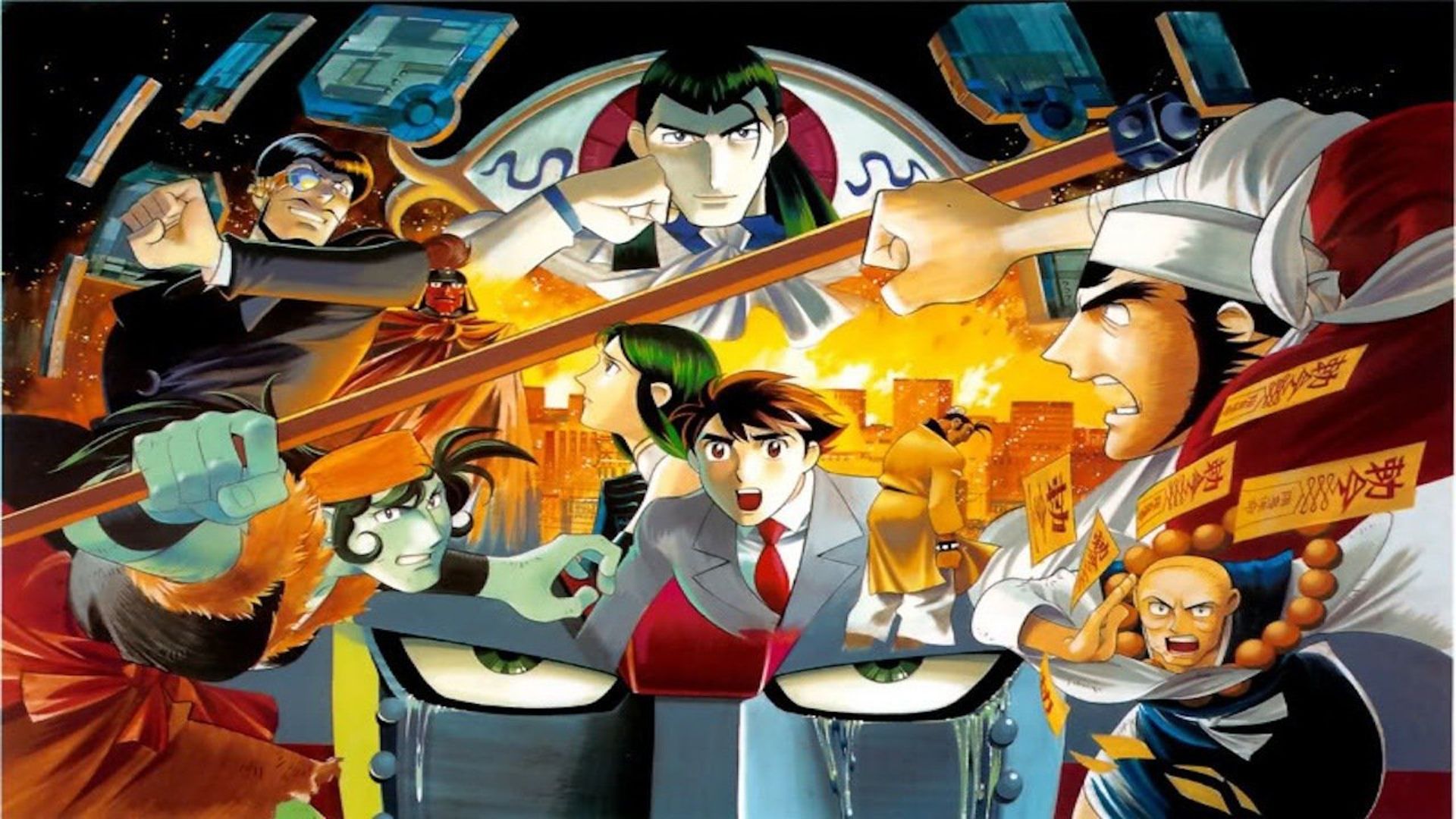 Giant Robo: The Day the Earth Stood Still Backdrop