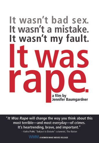  It Was Rape Poster