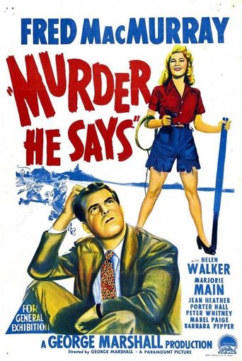  Murder, He Says Poster