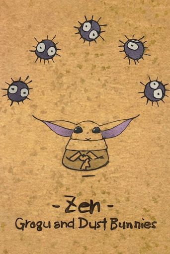  Zen – Grogu and Dust Bunnies Poster