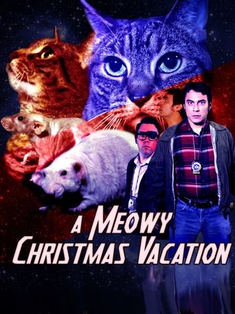  A Meowy Christmas Vacation Poster